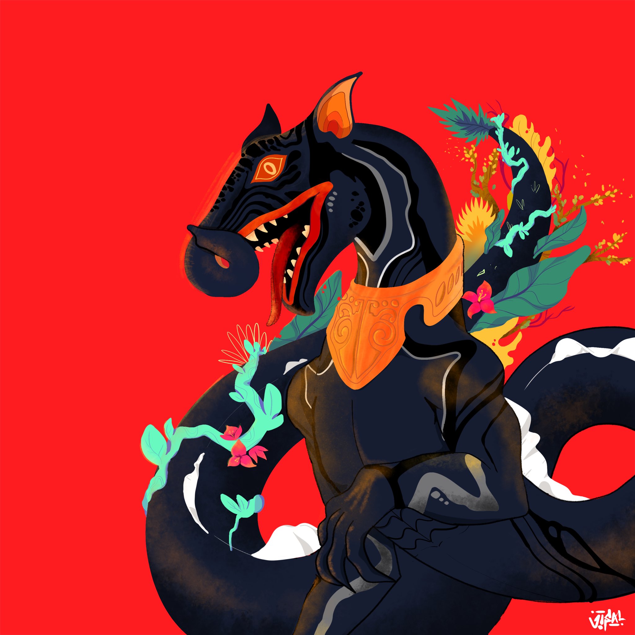 Makara illustration
